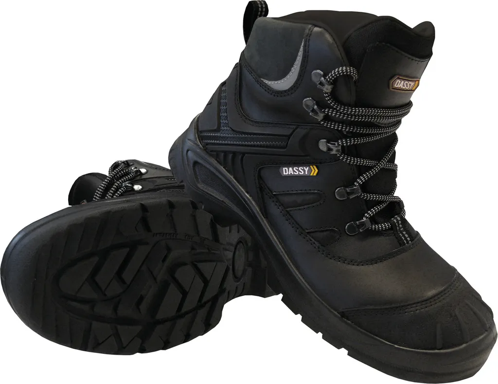 Chaussures de chantier DASSY Thanos S3 Noir 38 pour milieu difficile