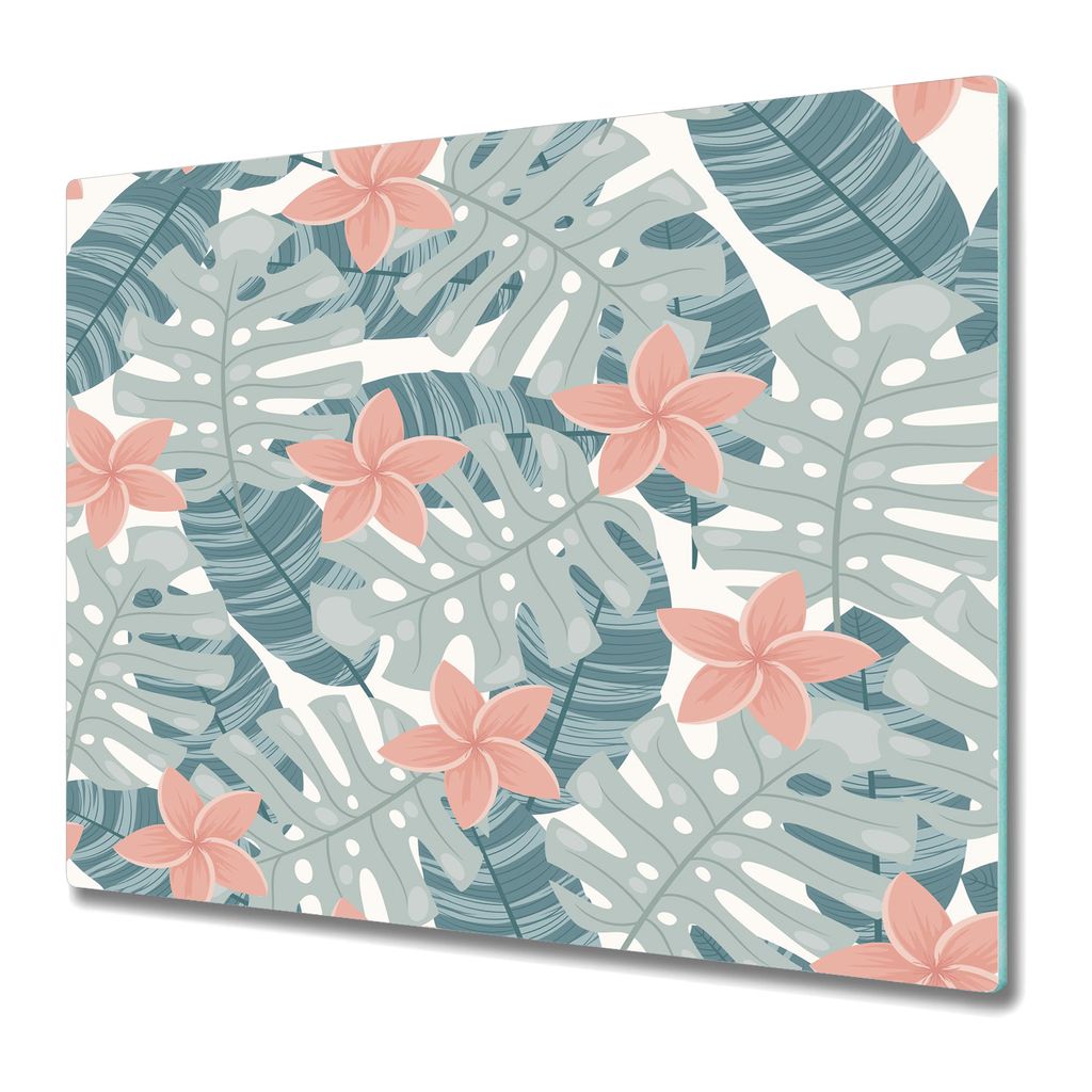Küchenschneidebrett - Schneidebrett Glas - Herdabdeckung - 60x52 - Soft Exotic