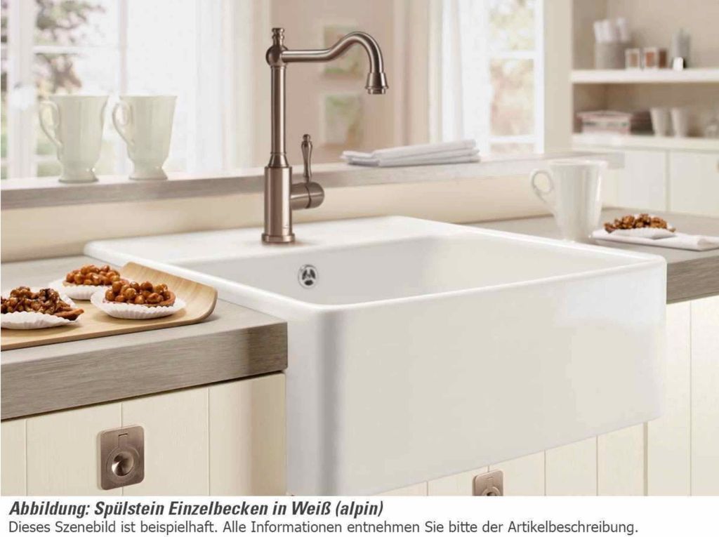 Villeroy & Boch VB Spülstein Einzelbecken 632062 595x630mm Steam CeramicPlus