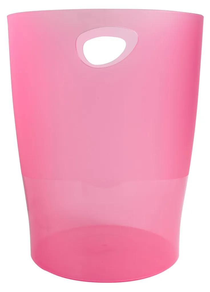 Exacompta 45354D Corbeille à papier Ecobin 15L framboise haute qualité