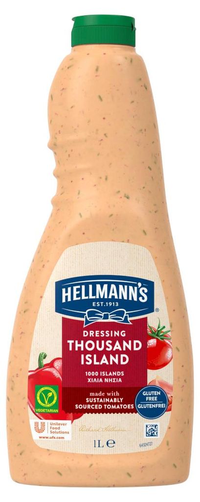 Hellmann's 1000 Islands Dressing krémová příchuť láhev 1000 Obrázek produktu 