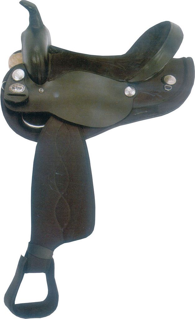 Westernsattel Lightrider, schwarz, pflegeleicht und leicht Produktbild 