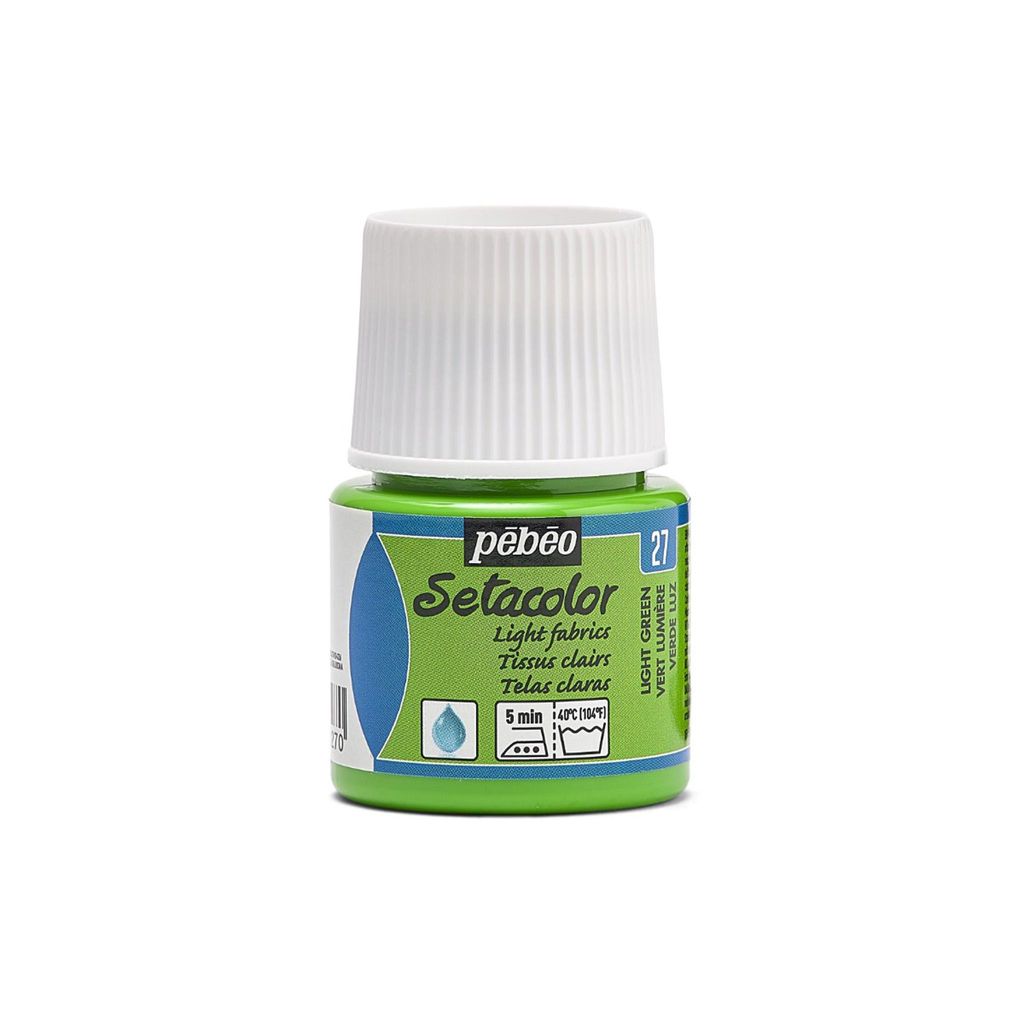 Pébéo Setacolor Light Fabrics 45 ml, Hellgrün