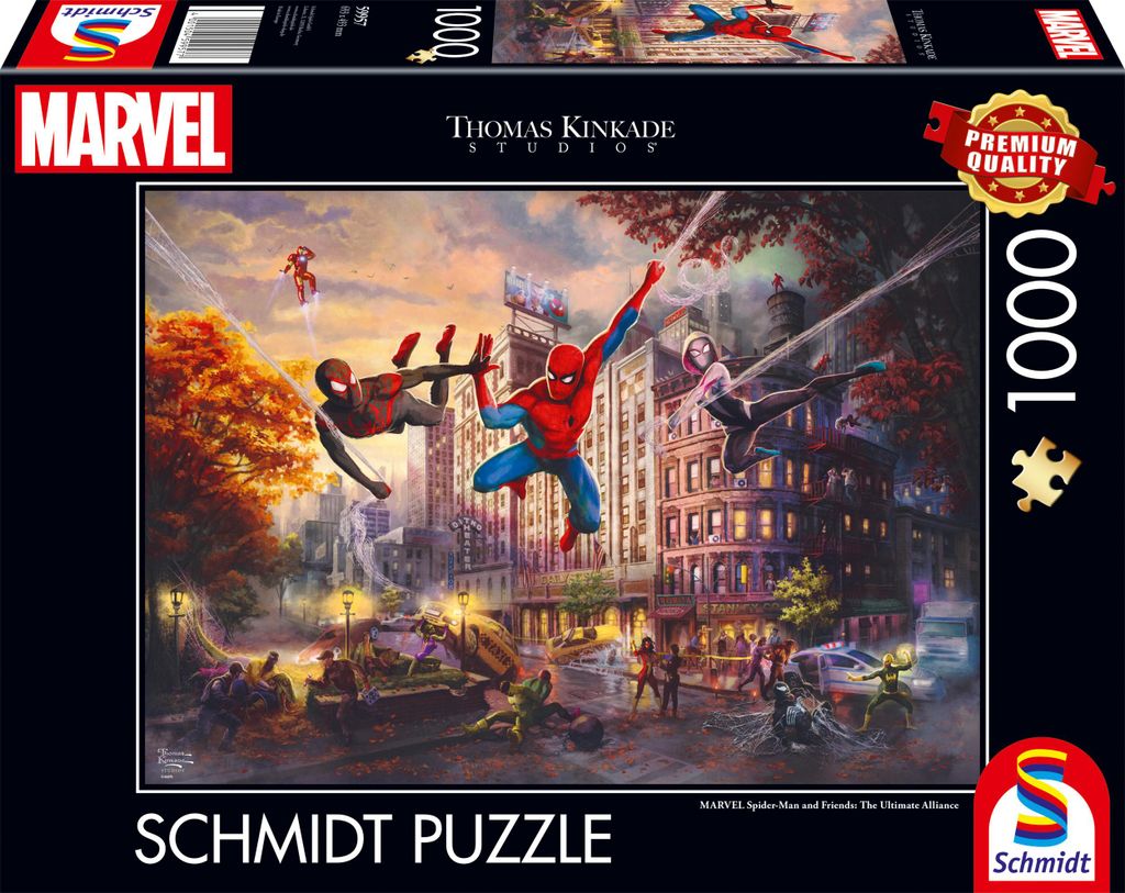 Schmidt Spiele Puzzle 1000 El. Premium Quality - Spider-Man Zdjęcie produktu 