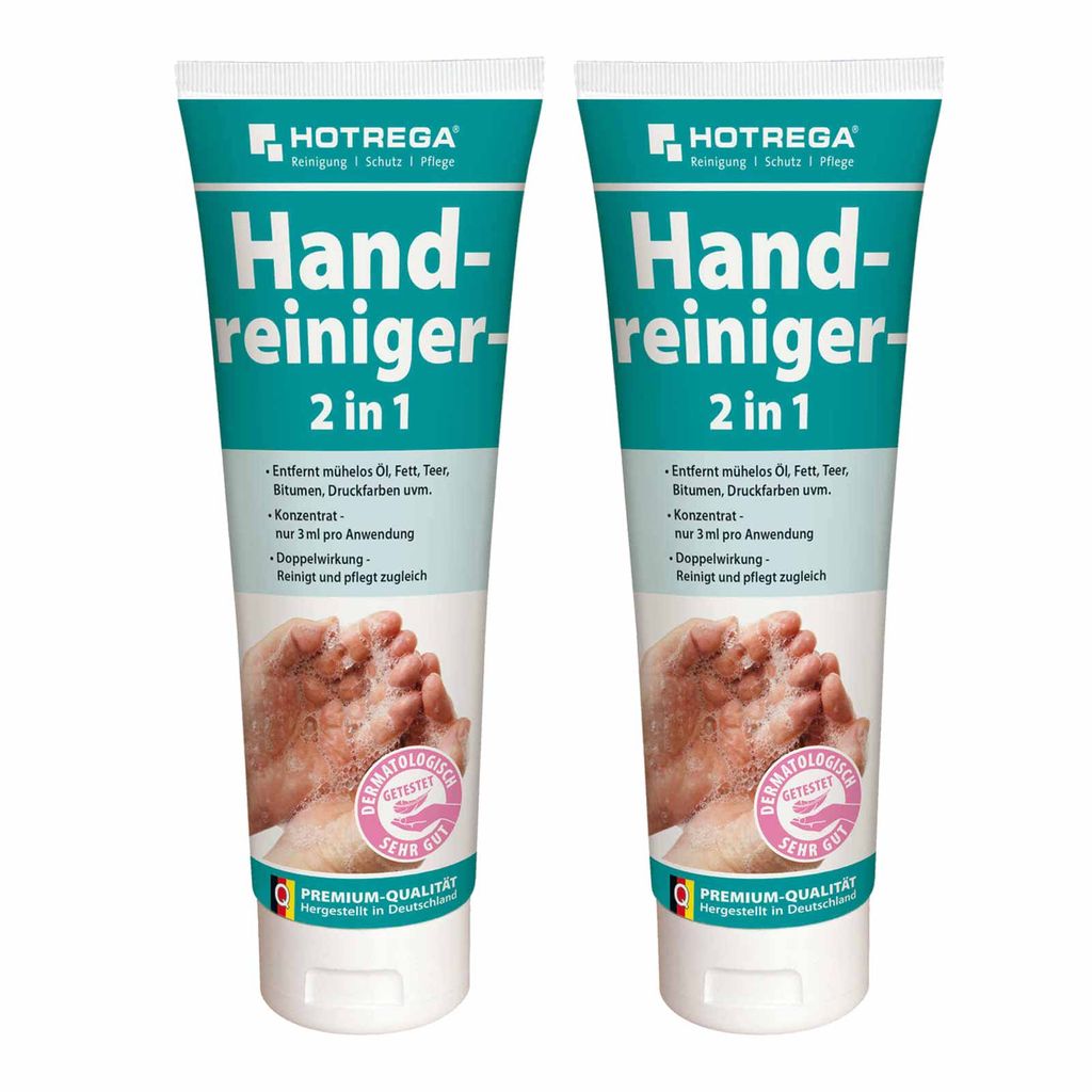HOTREGA Handreiniger, Handwaschpaste, Handseife 2in1 250 ml Produktbild 