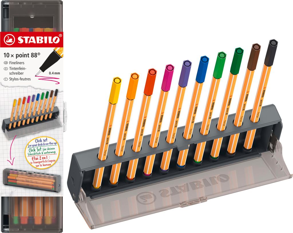 STABILO Point 88 Fineliner farbsortiert