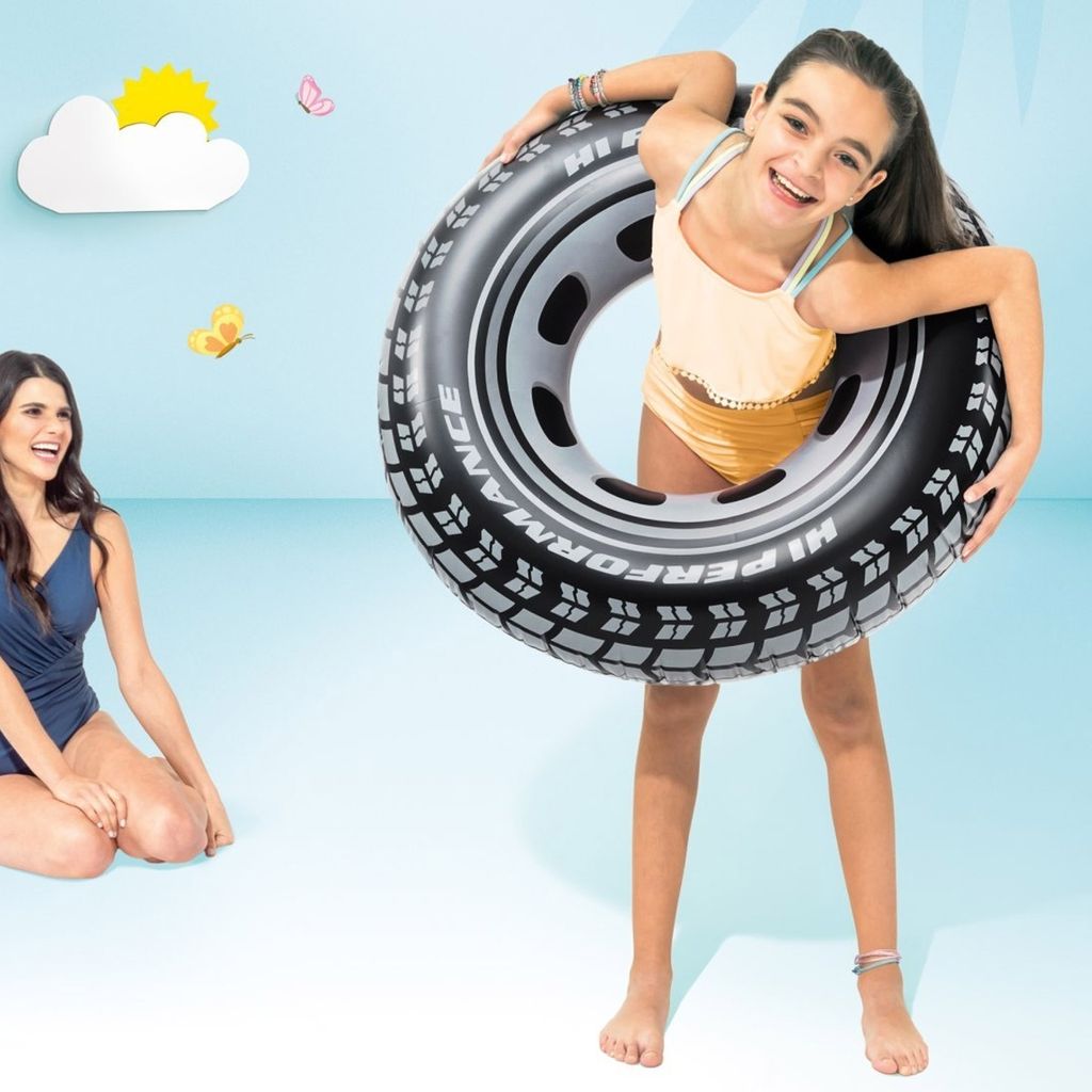 Opona samochodowa Intex z pływającym pierścieniem 91cm Zdjęcie produktu 12