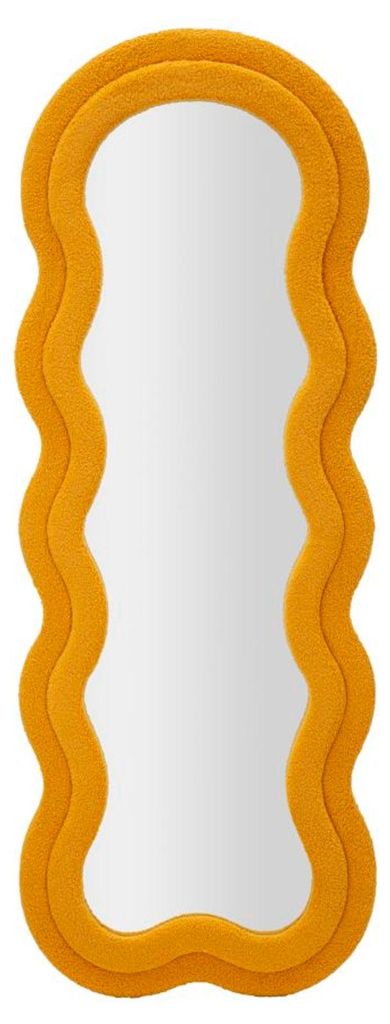 FURNLUX Wandspiegel Teddy Gelb 40cm / Hauptfarbe: Gelb / Produktbild 
