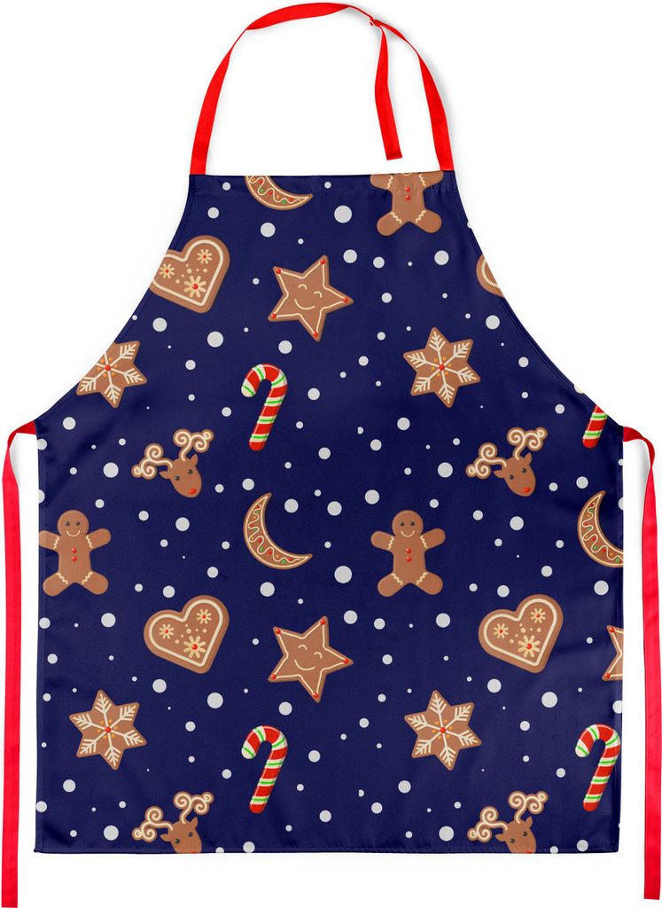 Kochschürze Für Kinder Mit Klettverschluss – Motiv Einhorn/Eis/Skater, Aus Polyester, 65 Cm Lang, Für Kochen & Basteln