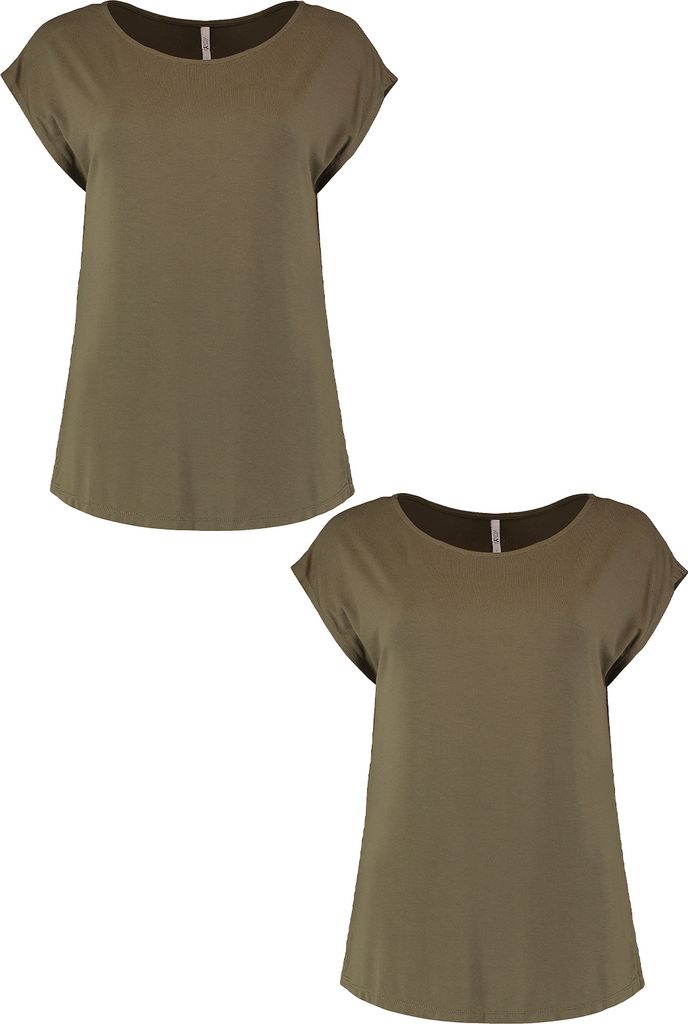 HaILYS Shirt 2er-Set Kurzarm mit Fledermausärmeln Größe: XS