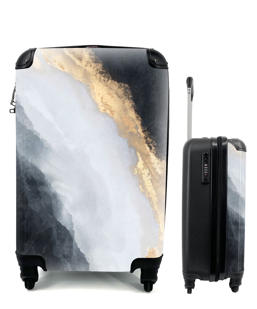 MuchoWow® Koffer Handgepäck Trolley Rollkoffer Kleine Produktbild 