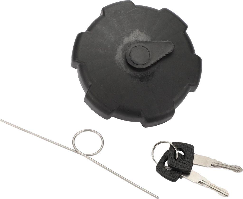 Kunststoff-Sperrverschluss-Tankdeckel Tankdeckel Schwarz passend für Mercedes-Benz Actros 1831-1846 mit Schlüsseln Nr. A0004700405 - Packung mit 3.