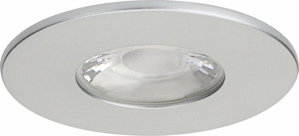 MD-881 LED Einbauspot silber dimmbar 4,5W 80mm warmweiß Produktbild 