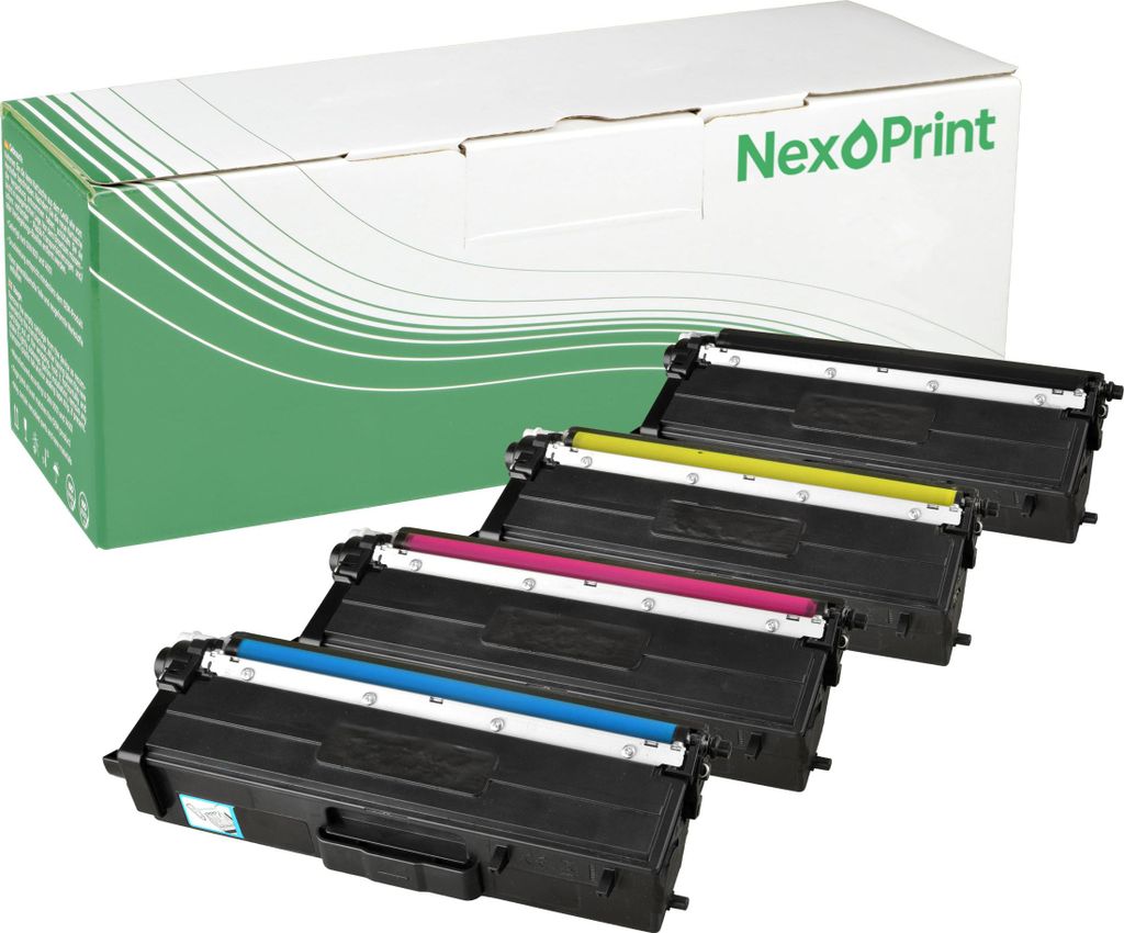 NexoPrint TN-423 Multipack KCMY Toner kompatibel zu Brother HL-L8260CDW, HL-L8360CDW, MFC-L8690CDW, MFC-L8900CDW CMYK 20750 Seiten