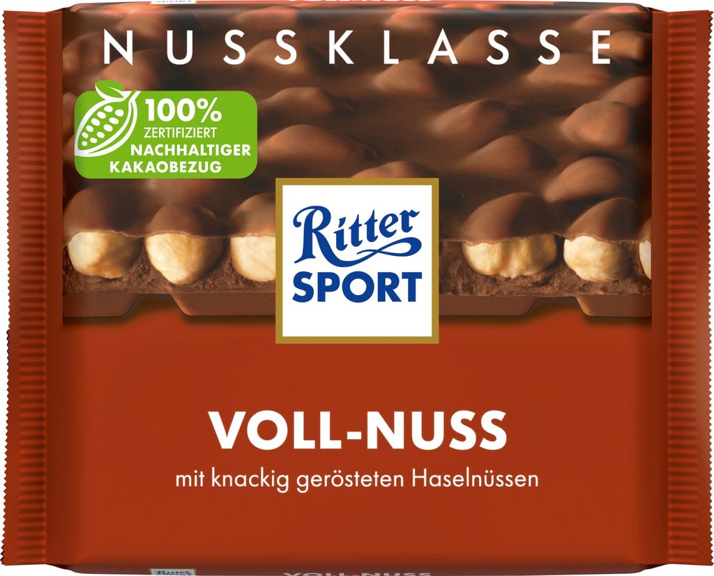 Ritter Sport Voll-Nuss 100g Produktbild 