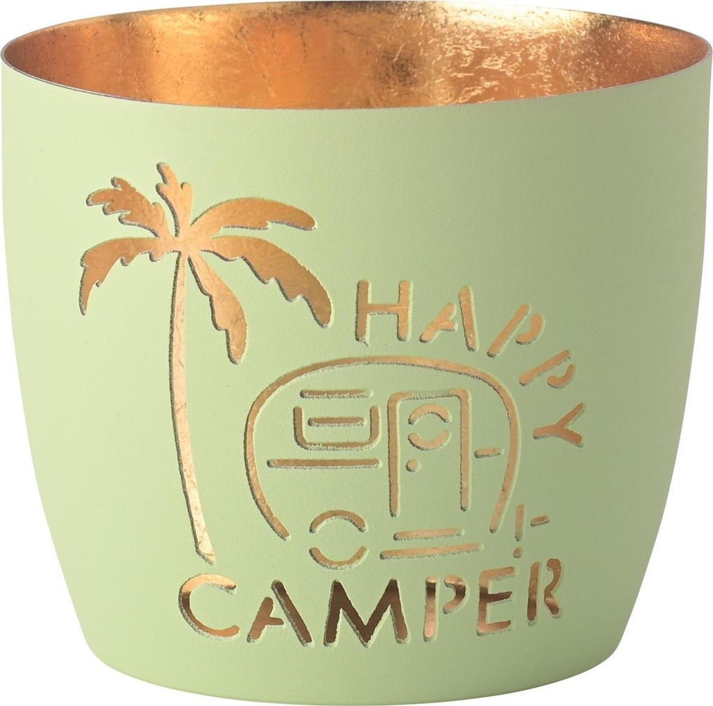 Gift Company Windlicht Madras Happy camper M, Produktbild 