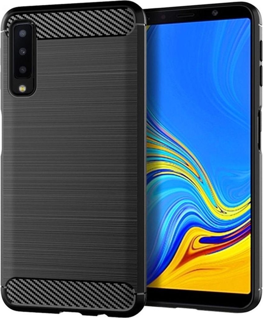 CARBON passend für SAMSUNG Galaxy A7 2018 ( A750 ) schwarz