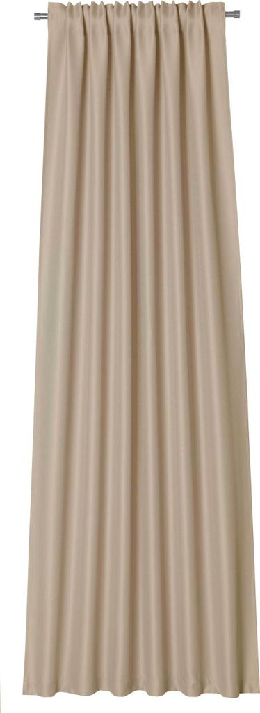 Neutex Schal mit Schlaufenband unten gesäumt Linessa H x B 245 x 137 cm nougat