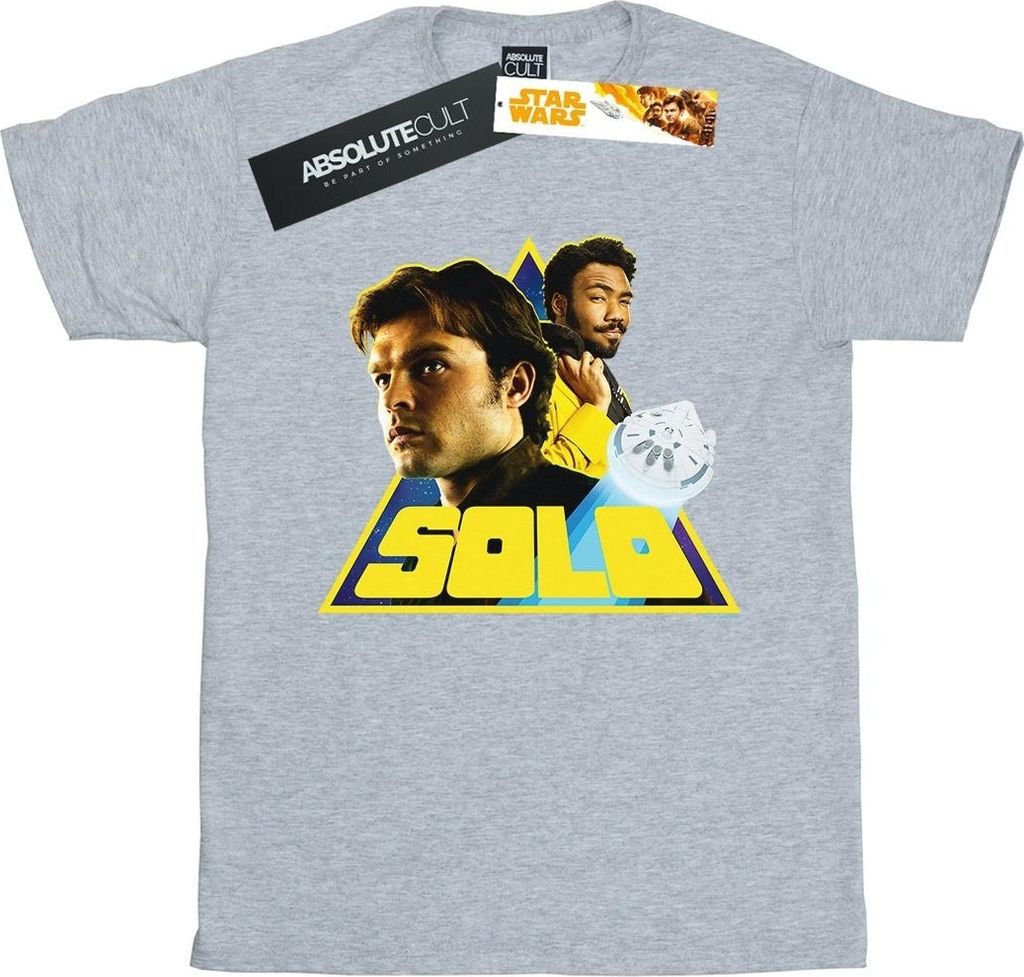 Star Wars - "Solo" T-Shirt für Herren BI45261 (XXL) (Grau)