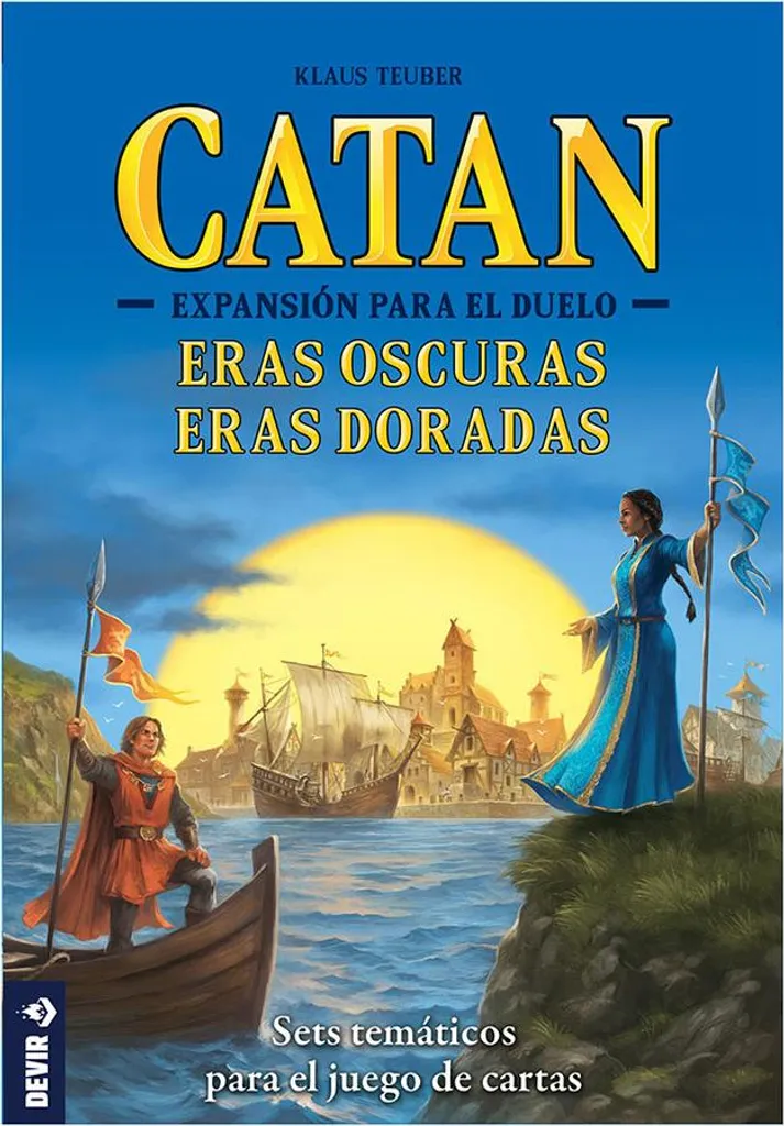 Catan Duel Jeu de Société Devir - Version de Cartes pour 2 Joueurs