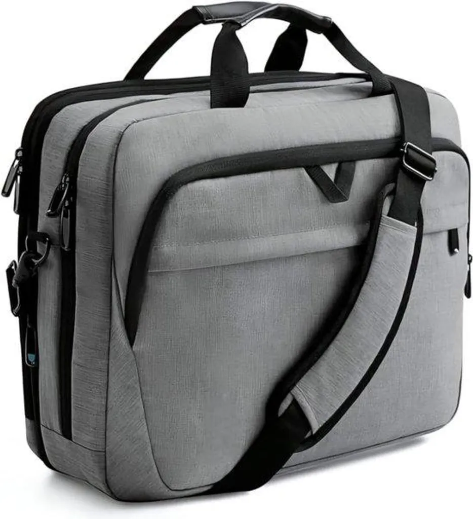 Sacoche ordinateur 17,3 pouces pour bureau et voyage, format voyage