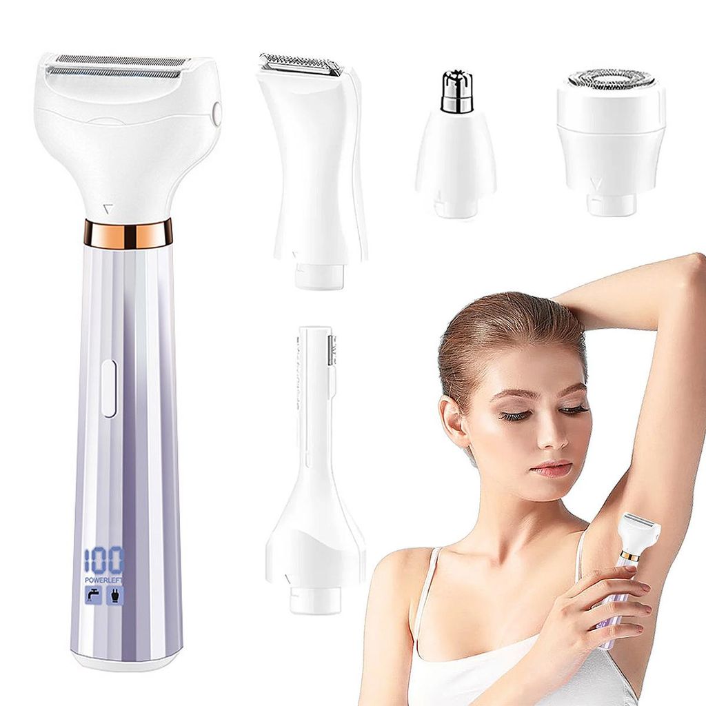 Elektrischer Damenrasierer, Bikini-Trimmer 5-in-1 Produktbild 