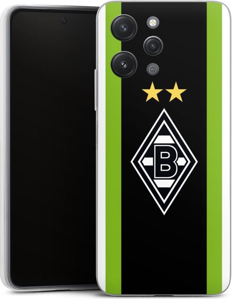 DeinDesign Slim Hülle für Xiaomi Redmi 12 Silikon Case Ultra Dünn Handyhülle Borussia Mönchengladbach Gladbach Logo