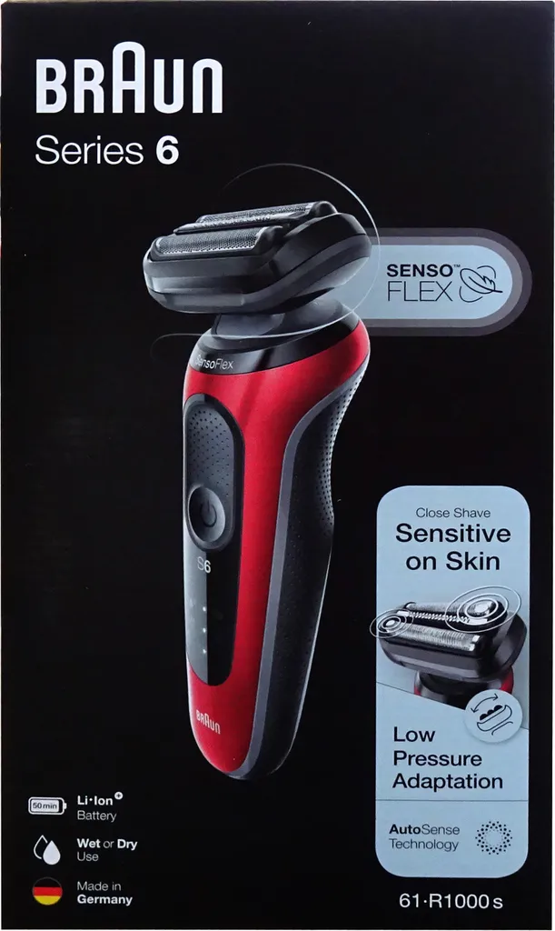 Braun Series 6 61-R1000s Rasoir visage pour peau sensible et douce
