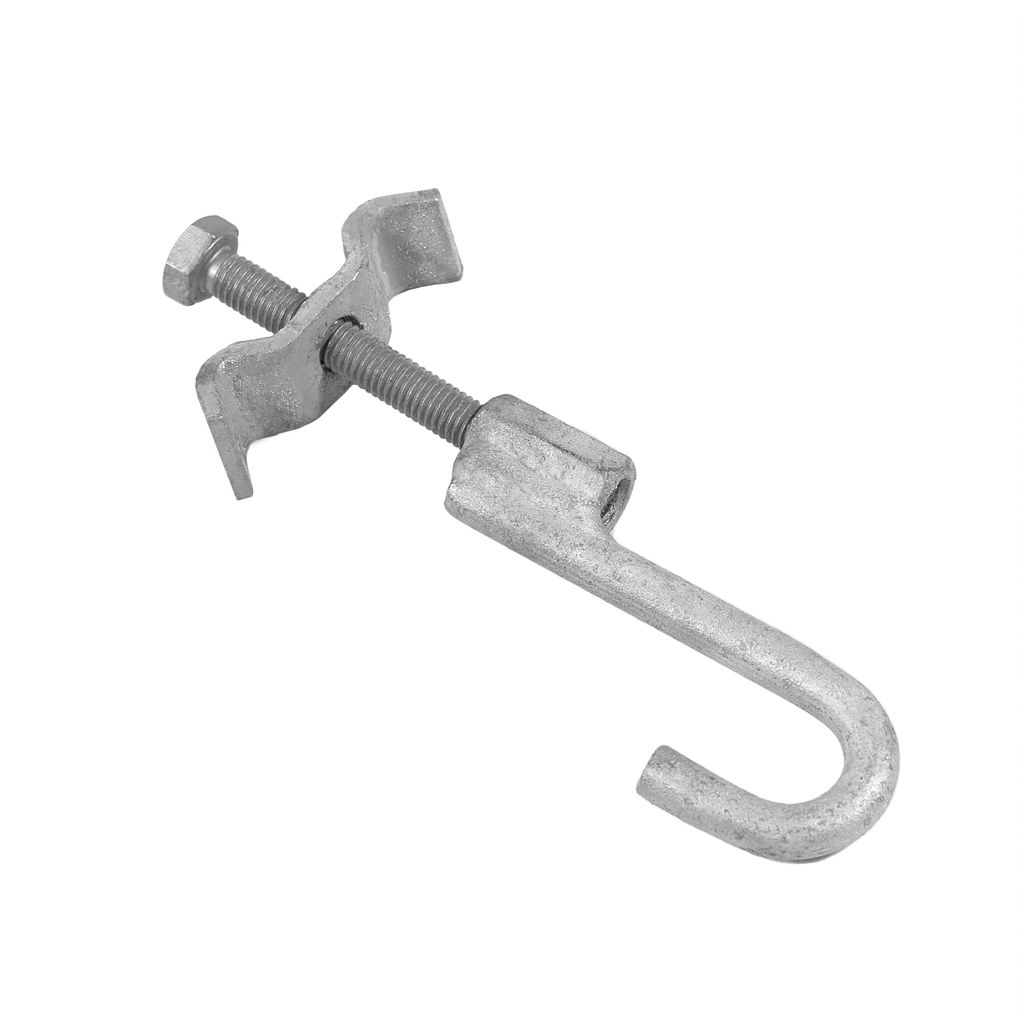 Hakenhalter für Winkelprofil 70–90 mm – verzinkt Montagehaken, Aufhängehaken