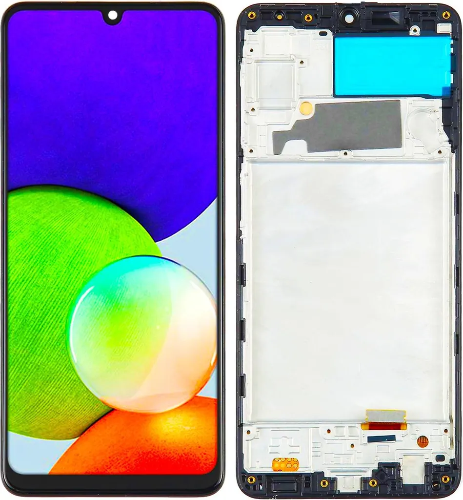 Bloc Écran Tactile OLED pour Samsung A22 4G SM-A225 avec Cadre Inclus