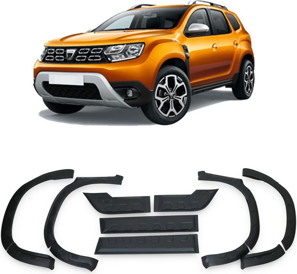 Flares und Schutzleisten für Türen Dacia Duster von 2018 bis 2023