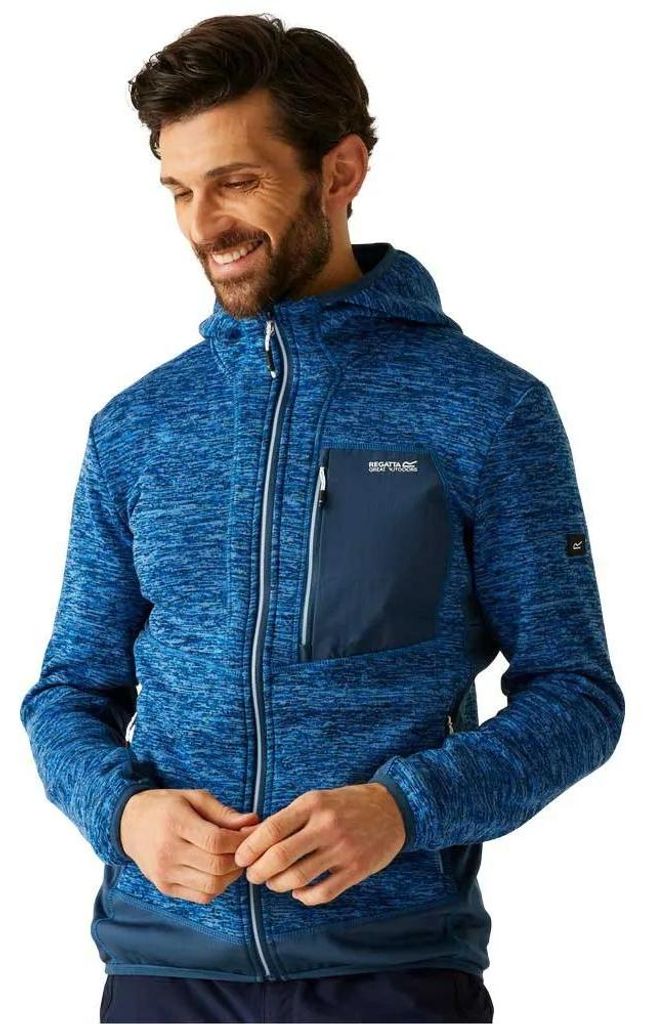 Regatta Alven Fleece Mit Durchgehendem Reißverschluss Blau M Mann Blau M