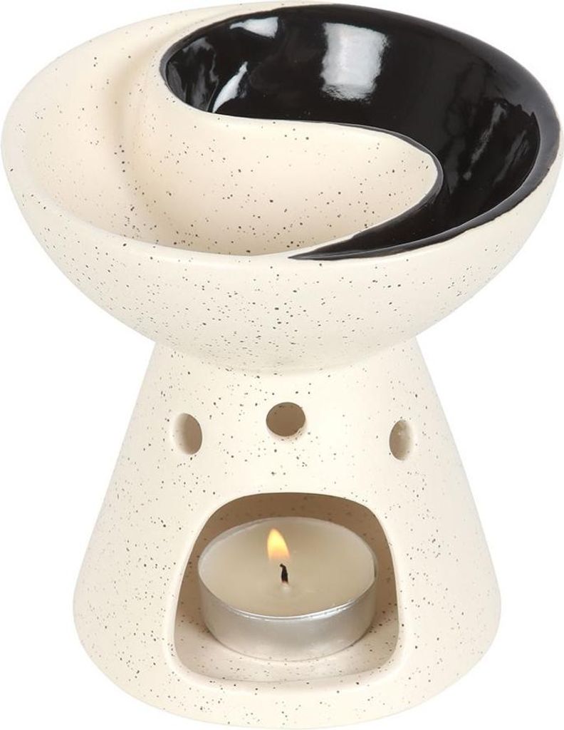 Something Different - Ölbrenner, Yin und Yang SD6622 (Einheitsgröße) (Cremefarbe/Schwarz)