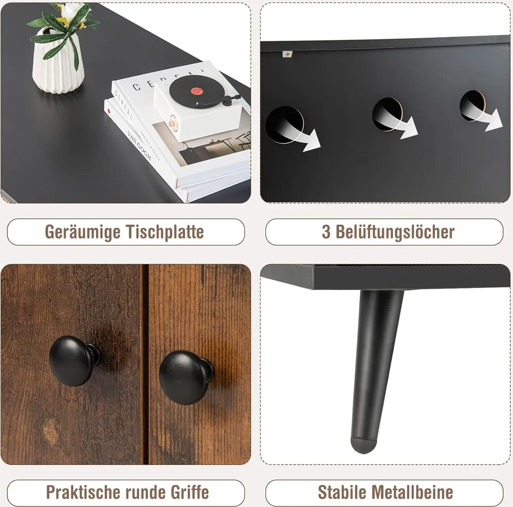 Table d'Appoint et Cache Litière pour Chat : Meuble Bois 90x50x54 cm
