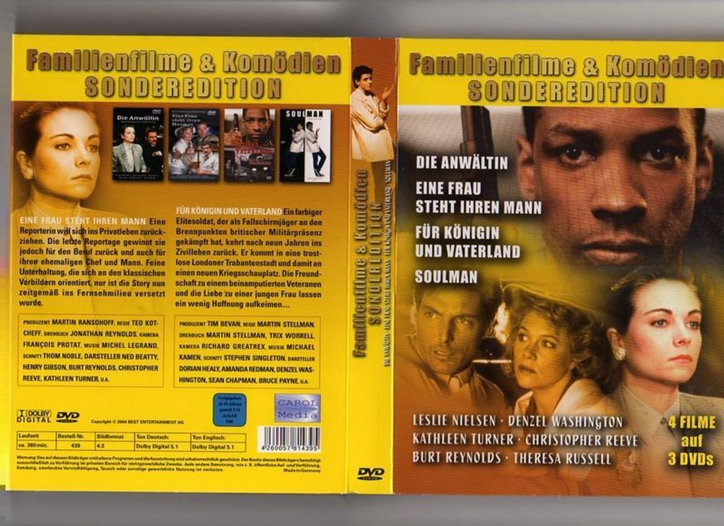 Die Anwältin/ Eine Frau steht ihren Mann/ Für Königin und Vaterland/ Soulman (3 DVDs)