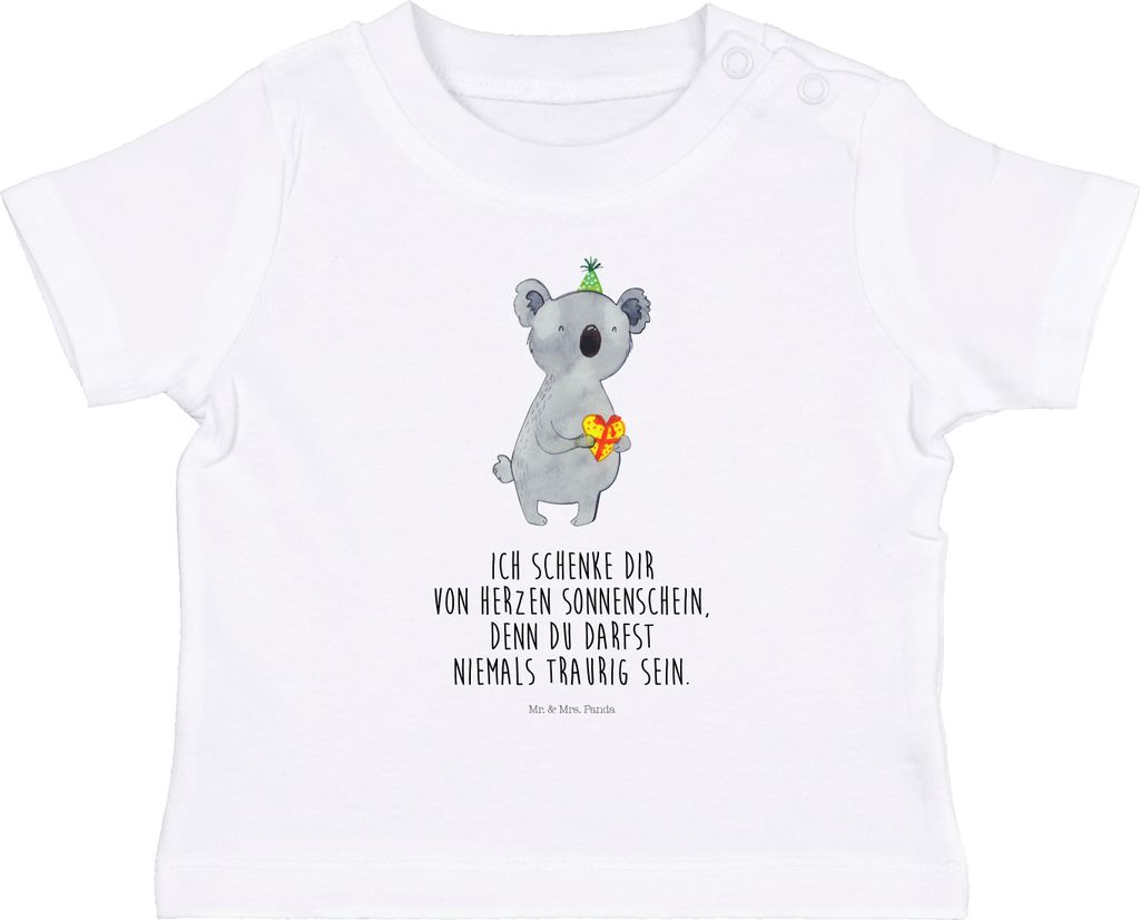 Mr. & Mrs. Panda Organic Baby Shirt Koala Geschenk 0. - 6. Produktbild 