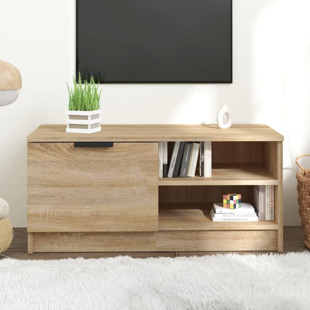 vidaXL TV Schrank Sonoma Eiche 80x35x36,5 cm Holzwerkstoff - TV-Schrank - TV-Schränke - TV-Ständer - TV-Möbel