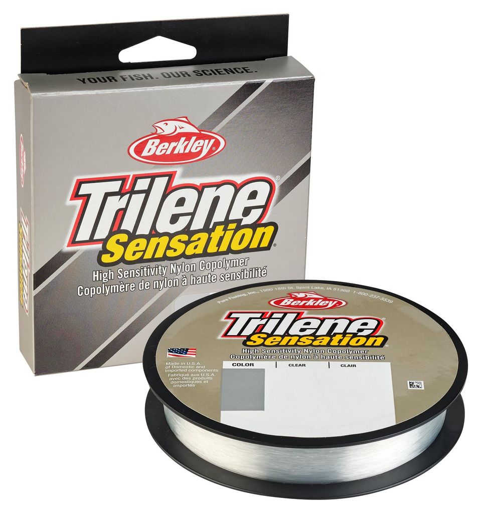 Berkley Trilene Sensation Clear - 300m monofile Schnur, Durchmesser:0.28mm, Farbe:Clear, Tragkraft:6,8kg