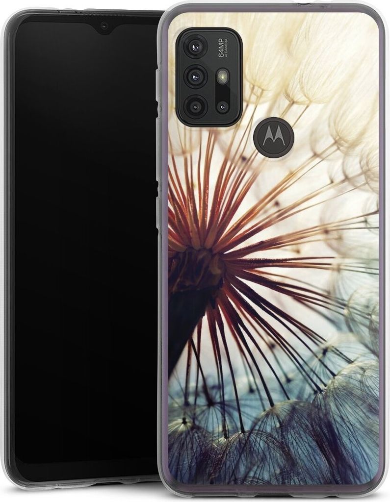 DeinDesign Handyhülle für Motorola Moto G30 Silikon Hülle Case Smartphone Schutzhülle Blumen Fotografie Pusteblume