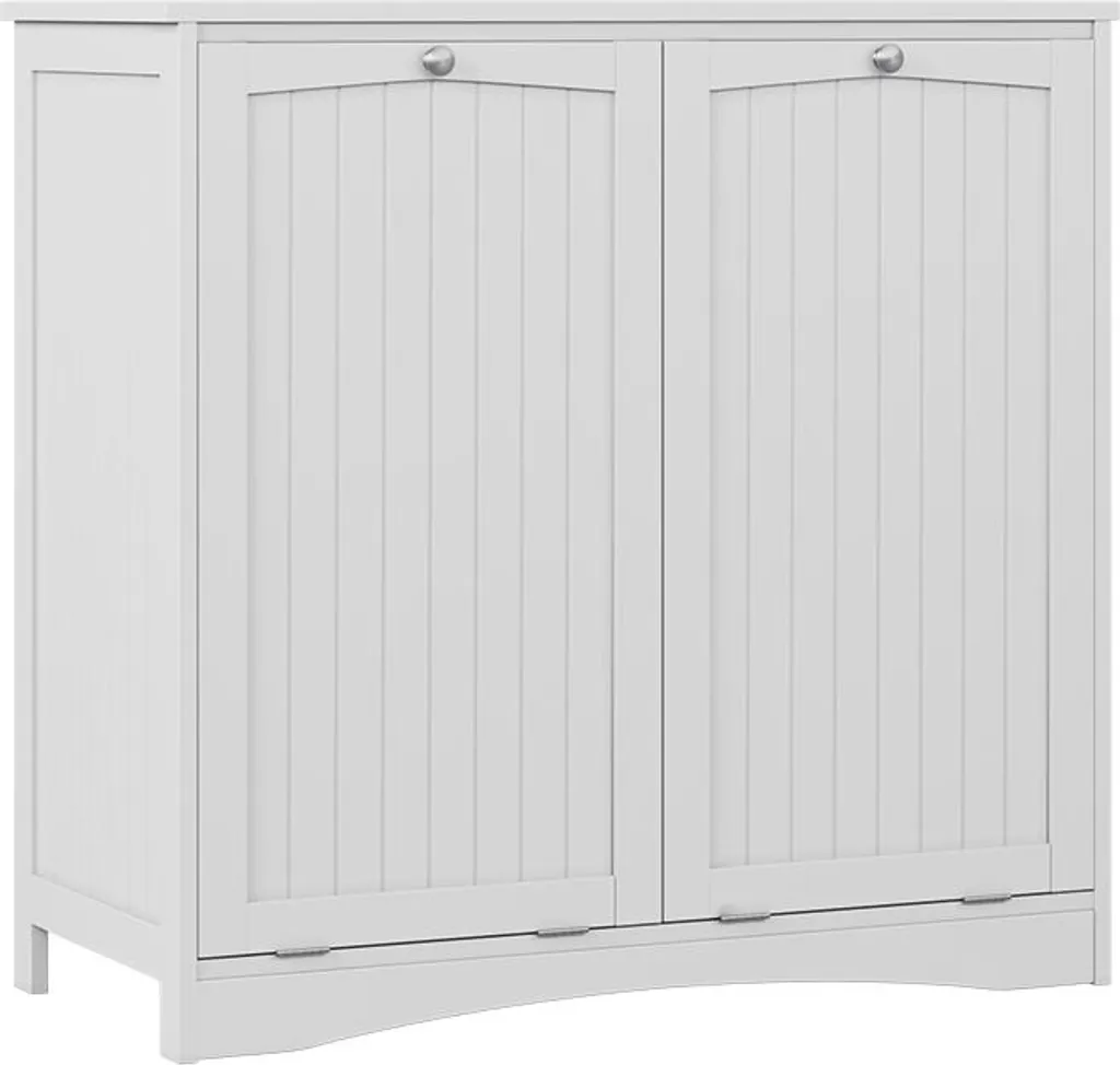Cachez votre linge avec l'armoire Vicco Bianco 83x80cm à 2 bacs blancs
