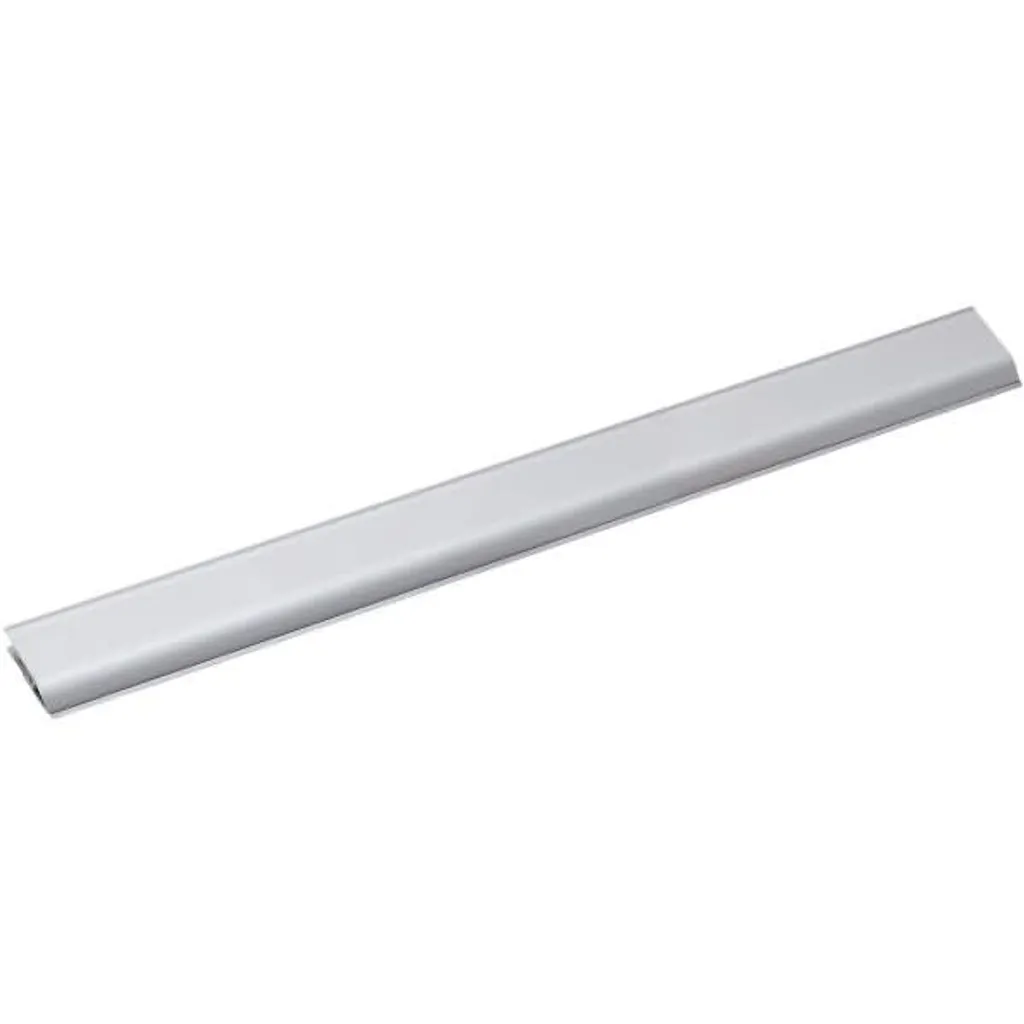 MAUL Bornier Aluminium Autocollant 42,8 cm Argent - Réglette de Bureau