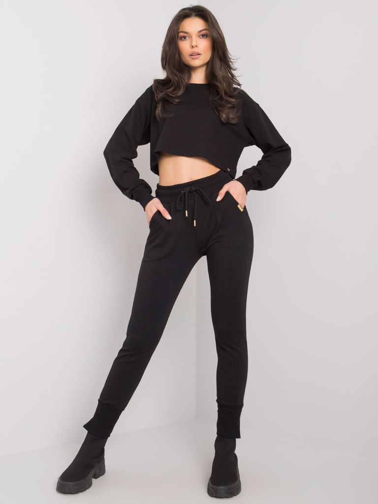 Rue Paris Jogginghose für Damen Sabon schwarz XL