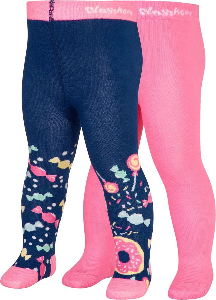 Strumpfhose Bonbons 2er Set : marine/rosa 98/104 Farbe: marine/rosa Größe: 98/104