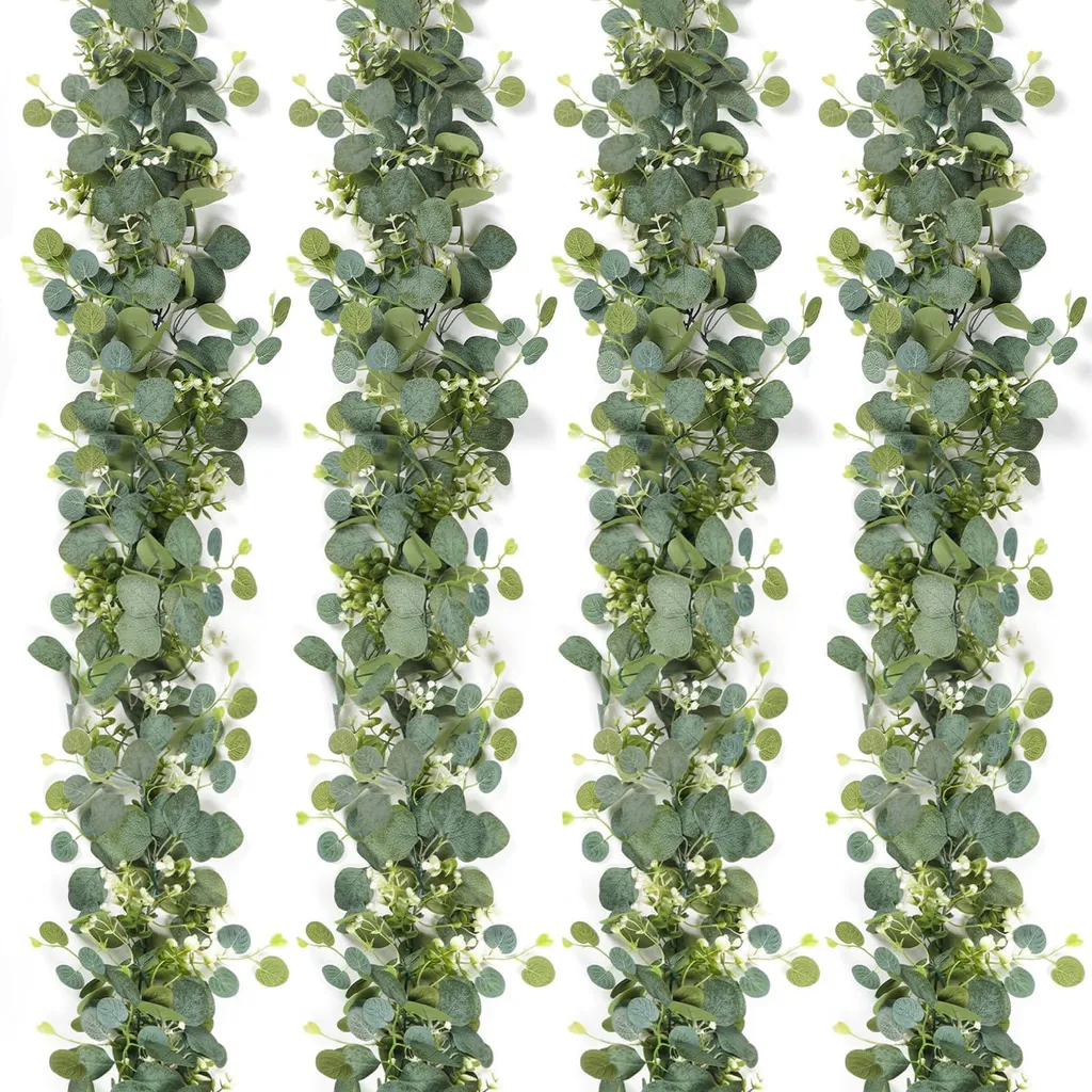 Plante suspendue eucalyptus pour fond de scène et chemin de table x4