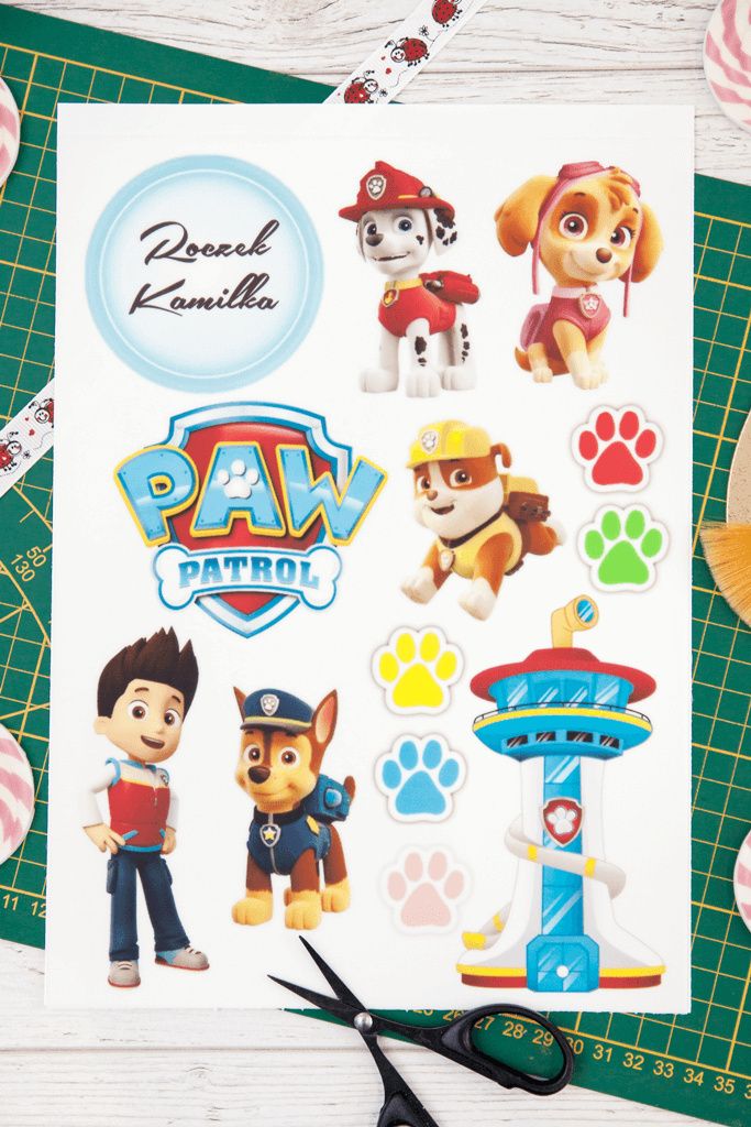 SweetFanaberia | Tortendekorationsset, bedruckt PAWPATROL - Produktbild 2