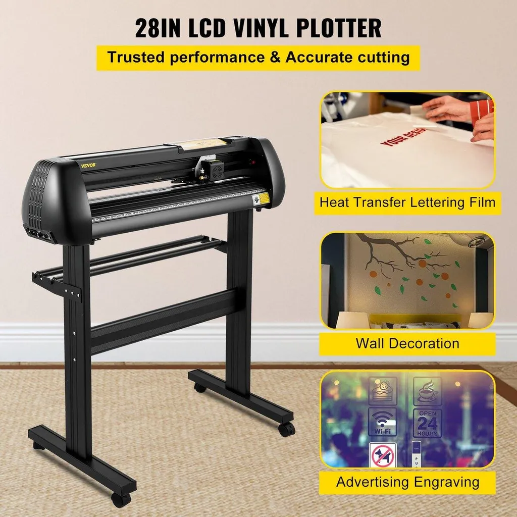 Machine de découpe vinyle 28 pouces Traceur avec SignMaster et Support