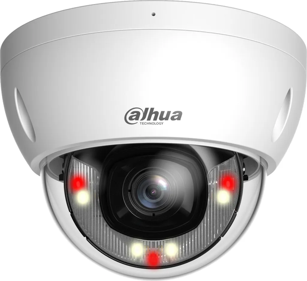 Dahua IPC-HDBW2649E-S-IL-0280B Caméra Dôme Réseau 6MP IR et LED