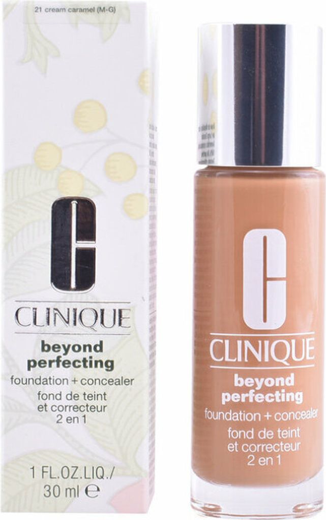 Clinique Beyond Perfecting Foundation And Concealer 21 Cream Caramel 30ml