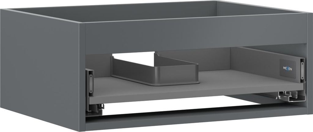 Mexen Box-A Korpus des Waschtischunterschranks 60 cm, 1 Schublade, Mattgrafit - 91AX0-0600-235-1-66