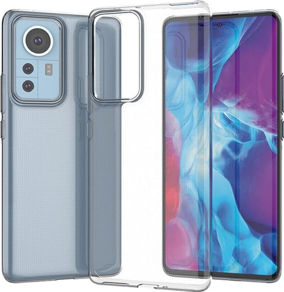 Hülle für Xiaomi 12/12X Handyhülle Silikon Cover Case Bumper klar